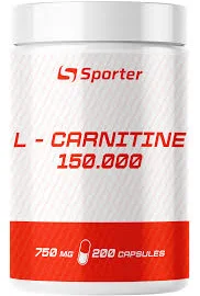 Л-карнитин 750 мг - Sporter - L-carnitine 150.000 - 200 капс