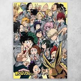 Аниме плакат постер "Моя геройская академия / Boku no Hero Academia" No2