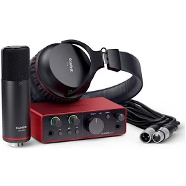 Комплект для звукозаписи FOCUSRITE Scarlett Solo Studio 4th Gen. Аудиоинтерфейсы