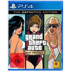 Игра Grand Theft Auto: The Trilogy – The Definitive Edition для PlayStation 4 (Blu-ray диск). Игры