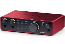 Аудиоинтерфейс Focusrite Scarlett 2i2 4th Gen