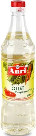 Оцет Anri спиртовий 9% 0,85л