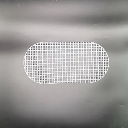 Канва пластикова біла овальна, 15*31 см