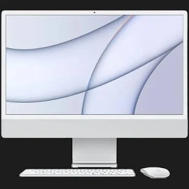 Apple iMac 24 with Retina 4.5K, 512GB, 8 CPU / 8 GPU (Silver) (Z12Q000NU)