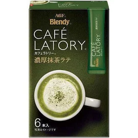 Японський чай AGF Blendy Cafe Latory Sticks Matcha Latte Матча з молоком 69г