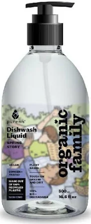 Засіб для миття посуду Purenn Organic Family Spring Story з лавандою