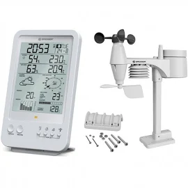 Метеостанція bresser weather center 5-in-1 white