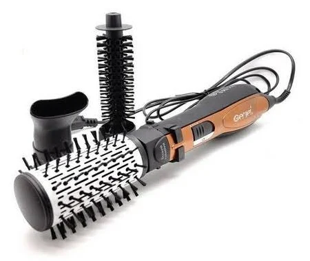 Фен для волосся Чорний 3 в 1 Gemei GM-4828 1000W (SH7712472). Фен-щітки