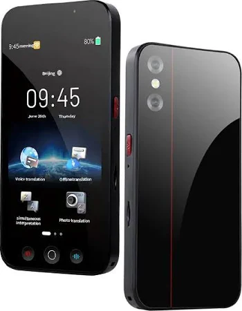 Розумний перекладач Translator D8, ChatGPT, 144 мови + 19 офлайн мов, Фотопереклад, Батарея 2000 мАг, Дисплей 5"