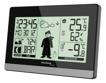 Метеостанція Technoline WS9612 Black