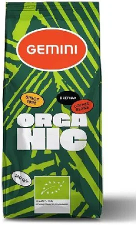 Кава Gemini Organic в зернах 250г