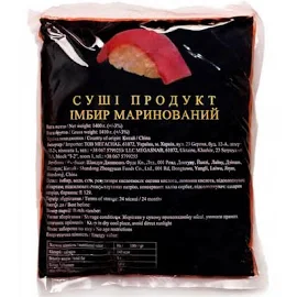 Імбир маринований розовий SP Китай, 1,4 кг (1 кг суха вага). Продукти для суші