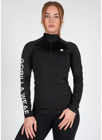 Спортивна жіноча кофта Peyton Long Sleeve (Black) Gorilla Wear
