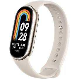 Розумний браслет XIAOMI Mi Smart Band 8 (BHR7166GL) бежево- золотистий