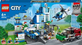 Конструктор LEGO City Полицейский участок 668 деталей (60316) Лего Сити