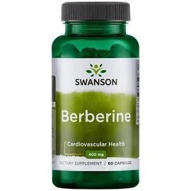 Специальный продукт Swanson Berberine 60 капсул (4384301710). Натуральные добавки и экстракты