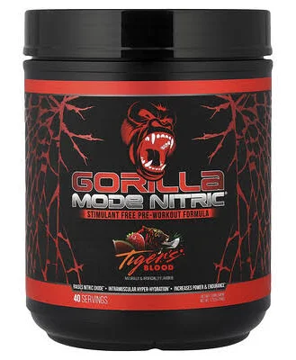 Gorilla Mind Mode Nitric без стимуляторів передтренувальна формула