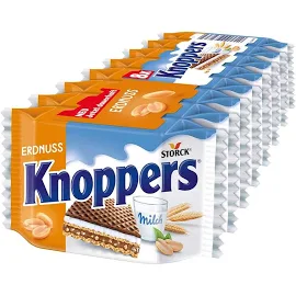 Вафли Knoppers Erdnuss 8s 200g