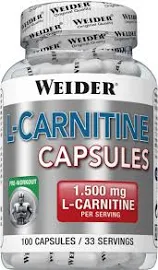 Weider L-Carnitine 1500mg 100 caps