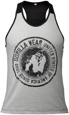 Gorilla Wear Майка Roswell Tank Top Gray/Black