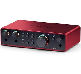 Аудиоинтерфейс FOCUSRITE Scarlett 2i2 4th Gen