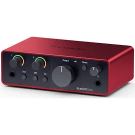 Купить USB звуковая карта Focusrite Scarlett Solo 4th Gen