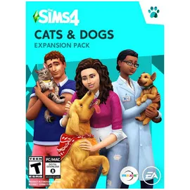 Дополнение The Sims 4 - Cats & Dogs для ПК (Ключ активации EA app). Игры