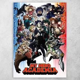 Аниме плакат постер "Моя геройская академия / Boku no Hero Academia" No45 А3