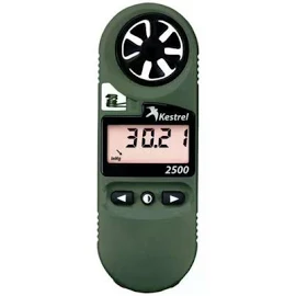 Портативна метеостанція Kestrel 2500NV Weather Meter, Night Vision Green. Метеостанції