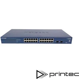 Комутатор NETGEAR 24-Port Gigabit Ethernet Smart Switch з 2 SFP Ports, GS724T