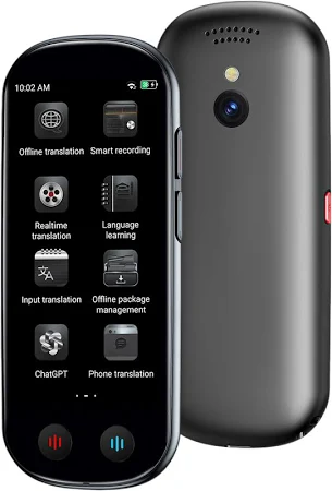 Електронний перекладач VORMOR Z9 Translator, ChatGPT, Голосовий переклад 139 мов, 17 офлайн мов