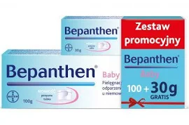 Bepanthen baby maść защитная 100g 30g подарок