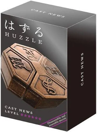 Металева головоломка NEWS (Новини) 6 ур. складності. Huzzle 515112