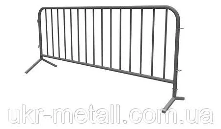 Металева мобільна огорожа