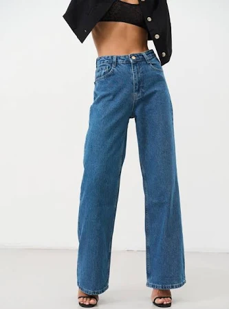 Джинси WIDE LEG MID-RISE