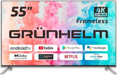 Телевізор Grunhelm 55U700-GA11V 55" Телевізор грюнхельм 55 Телевізор великий Телевізор на андроїді