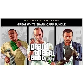 Игра Grand Theft Auto V: Premium Edition & Great White Shark Card Bundle для ПК (Ключ активации Rockstar Games). Игры