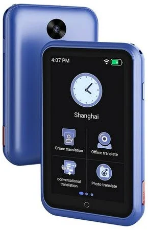 Перекладач електронний портативний Boeleo S30 4G LTE Ai Translator з голосовим офлайн онлайн перекладом 138 мов з інтелектуальним помічником ChatGPT. 