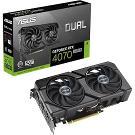 Видеокарта GF RTX 4070 Super 12GB GDDR6X Dual Evo Asus (DUAL-RTX4070S-12G-EVO)