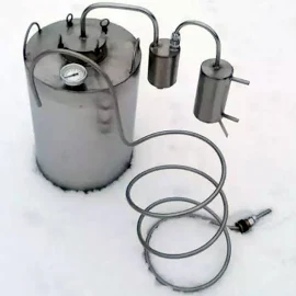 Дистиллятор двойной очистки ЭКО30 2в1 с перегонным кубом на 30 литров под проточную и непроточную воду