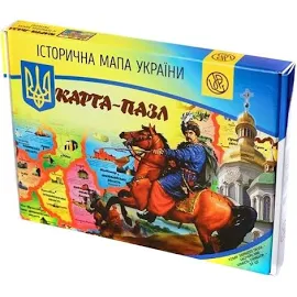 Карта-пазл Uteria Историческая карта Украины