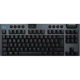 Клавиатура Logitech G915 TKL Tenkeyless Lightspeed Wireless RGB GL Clicky UA Carbon (920-009537)