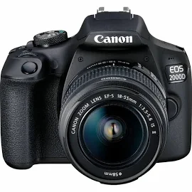 Фотоапарати Canon EOS 2000D Kit 18-55mm IS II + 75-300mm USM