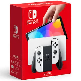 Ігрова консоль Nintendo Switch OLED (біла) 45496883386