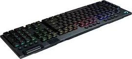 Logitech Беспроводная механическая игровая клавиатура G915 Lightspeed Черный Spanish QWERTY