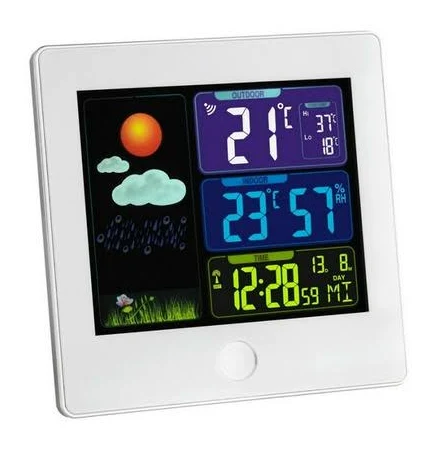 Метеостанція TFA Sun з кольоровим дисплеєм чорна 35.1133.01