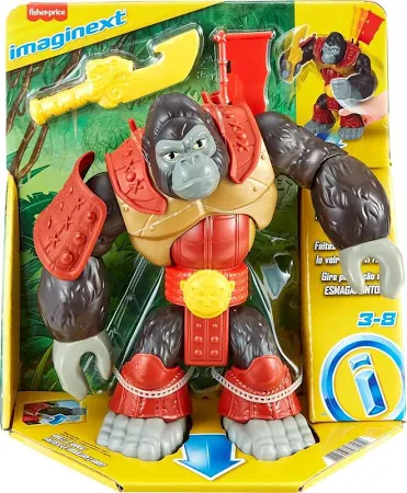 Фігурка солдата Горили Silverback Gorilla Smash. Fisher-Price Imaginext