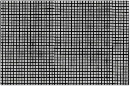 Пластикова канва, чорна, 50*33 см, комірка 4 мм - канва, полотно для вишивання