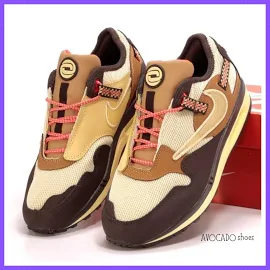 Кросівки жіночі Nike air max 1 «Cactus Jack»brown/Найк аїр макс 1 «Cactus Jack» коричневі 42