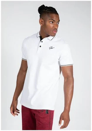 Gorilla Wear Футболка Delano Polo Black/White